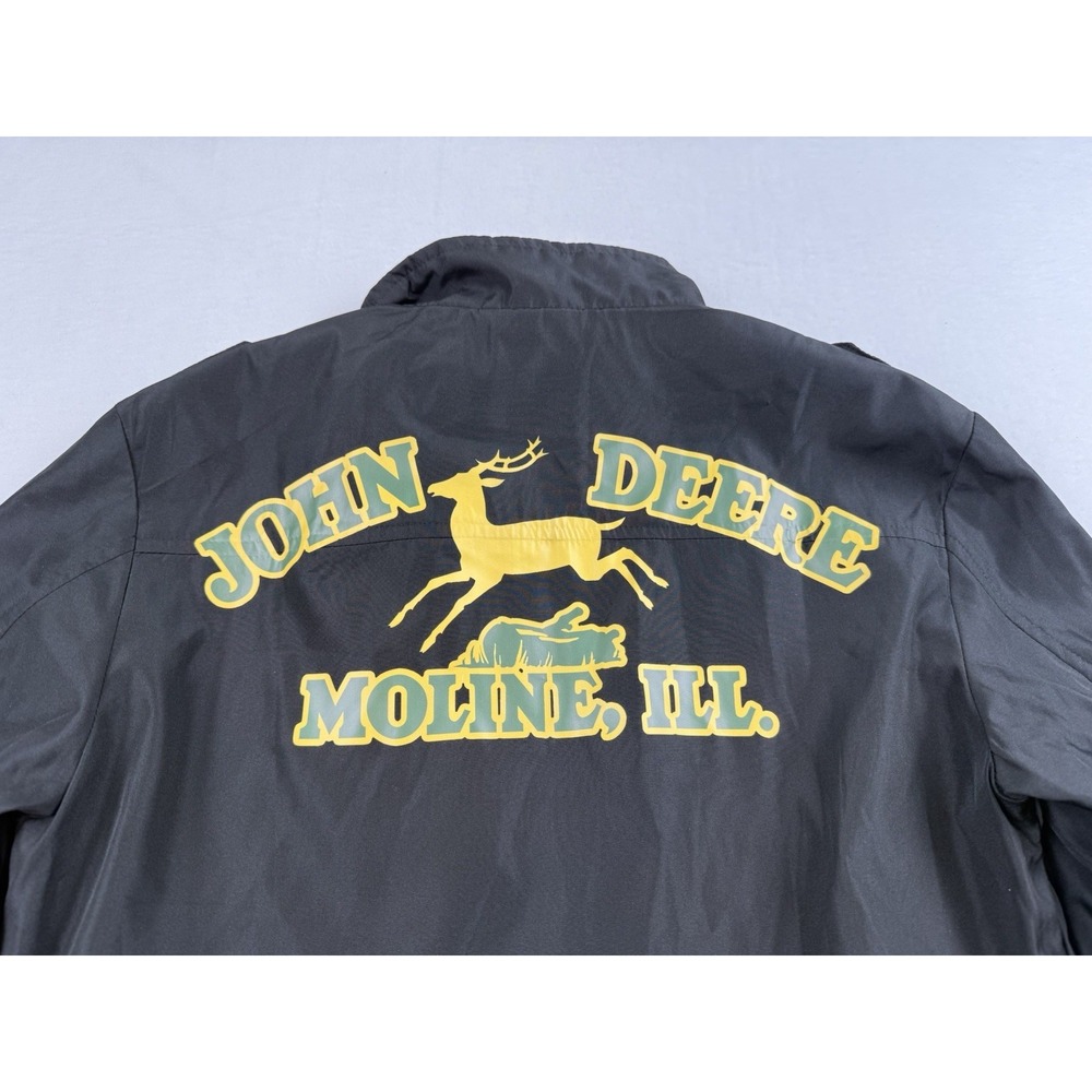 John Deer Windbreaker Full Zip Jacket Men's Size S (tag M)